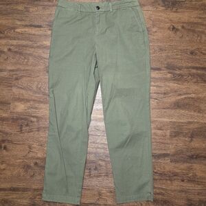 Alex Mill Green Nellie Straight Leg Chino Pants 6